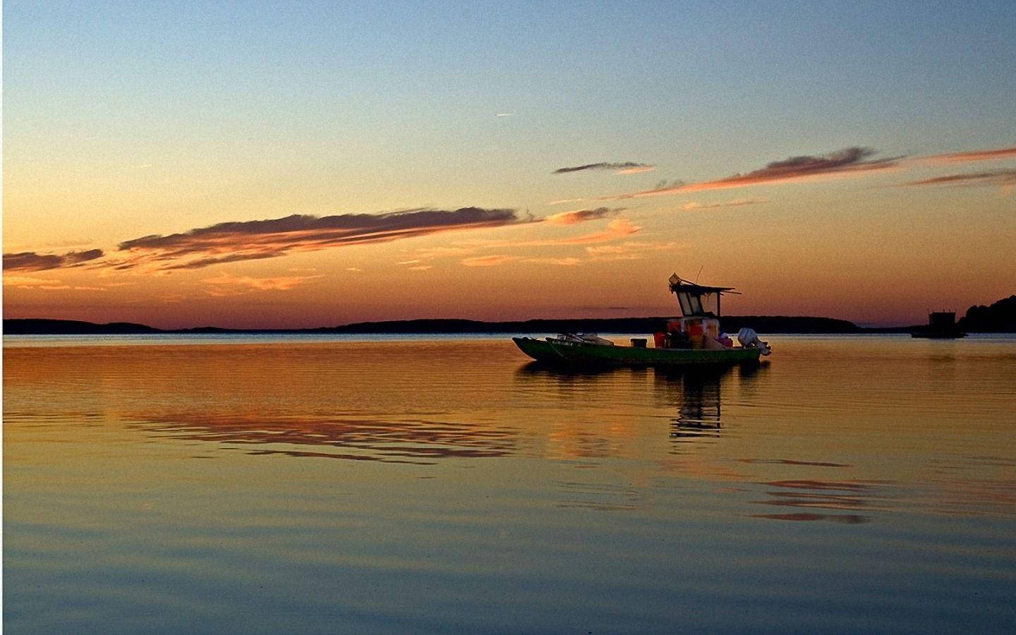 Cape Cod, boat, sunset, HD Desktop Wallpaper