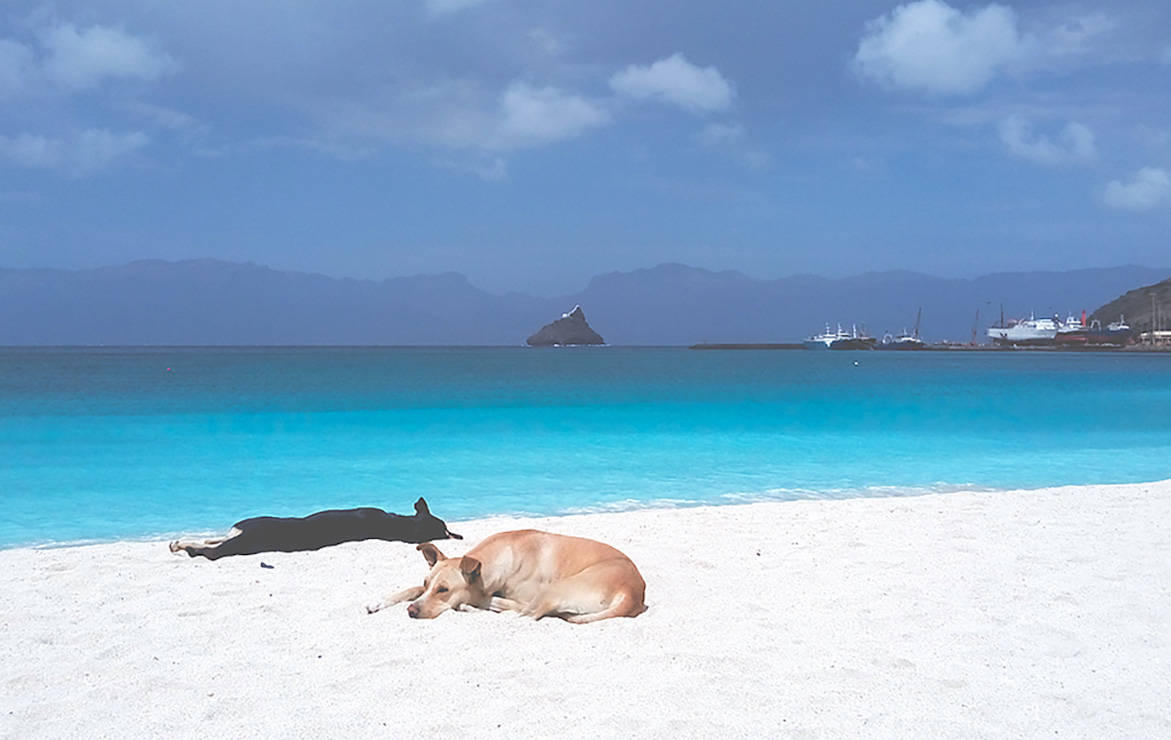 Cape Verde, white sand, turquoise waters, SD Desktop Wallpaper
