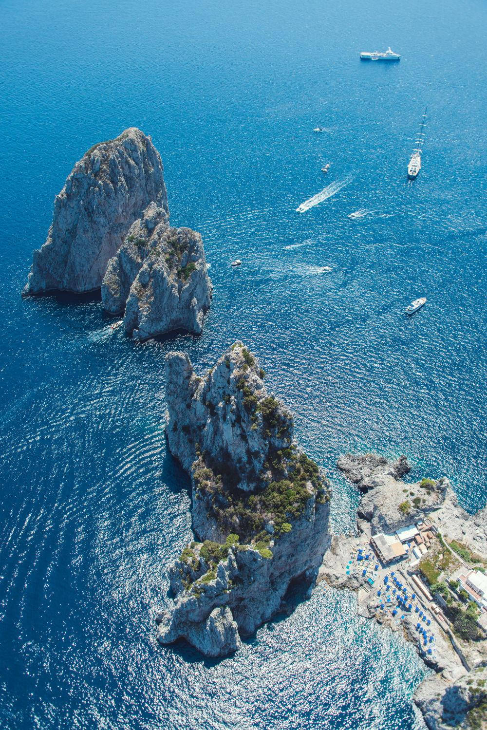 Capri, limestone cliffs, turquoise waters, HD Phone Wallpaper
