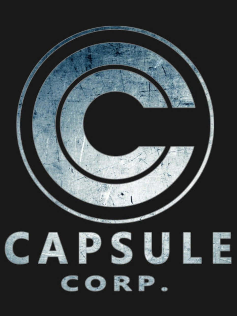 Capsule Corp, C logo, black background, HD Phone Wallpaper