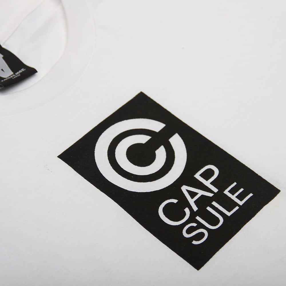 Capsule Corp, white t-shirt, black rectangular patch, SD Desktop Wallpaper