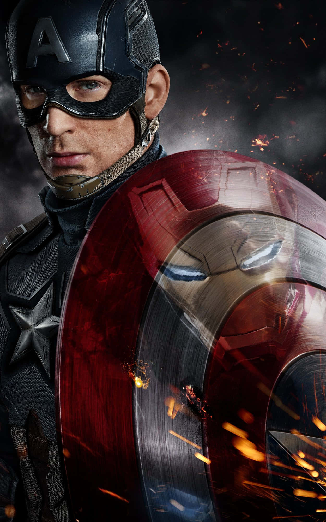 Captain America Android, Captain America, shield, Full HD Phone Wallpaper