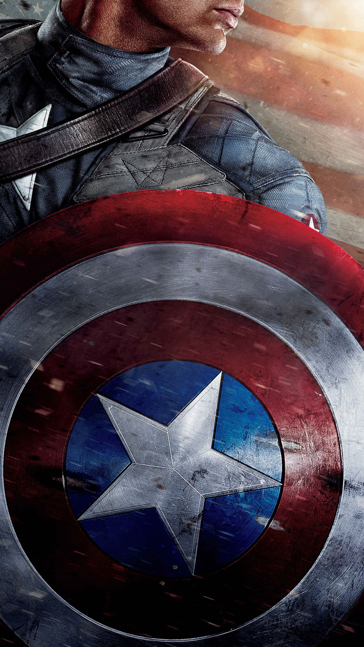 Captain America Android, Captain America, shield, Full HD Phone Wallpaper