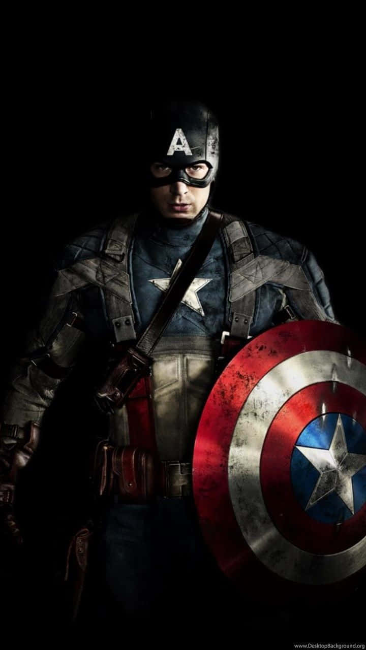 Captain America Android, Captain America, shield, HD Phone Wallpaper