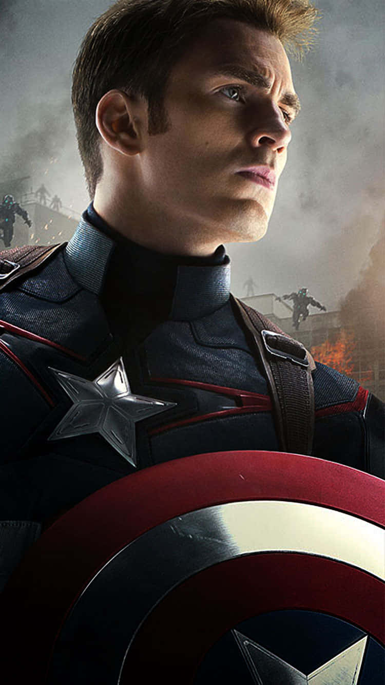 Captain America Android, Captain America, iconic shield, HD Phone Wallpaper
