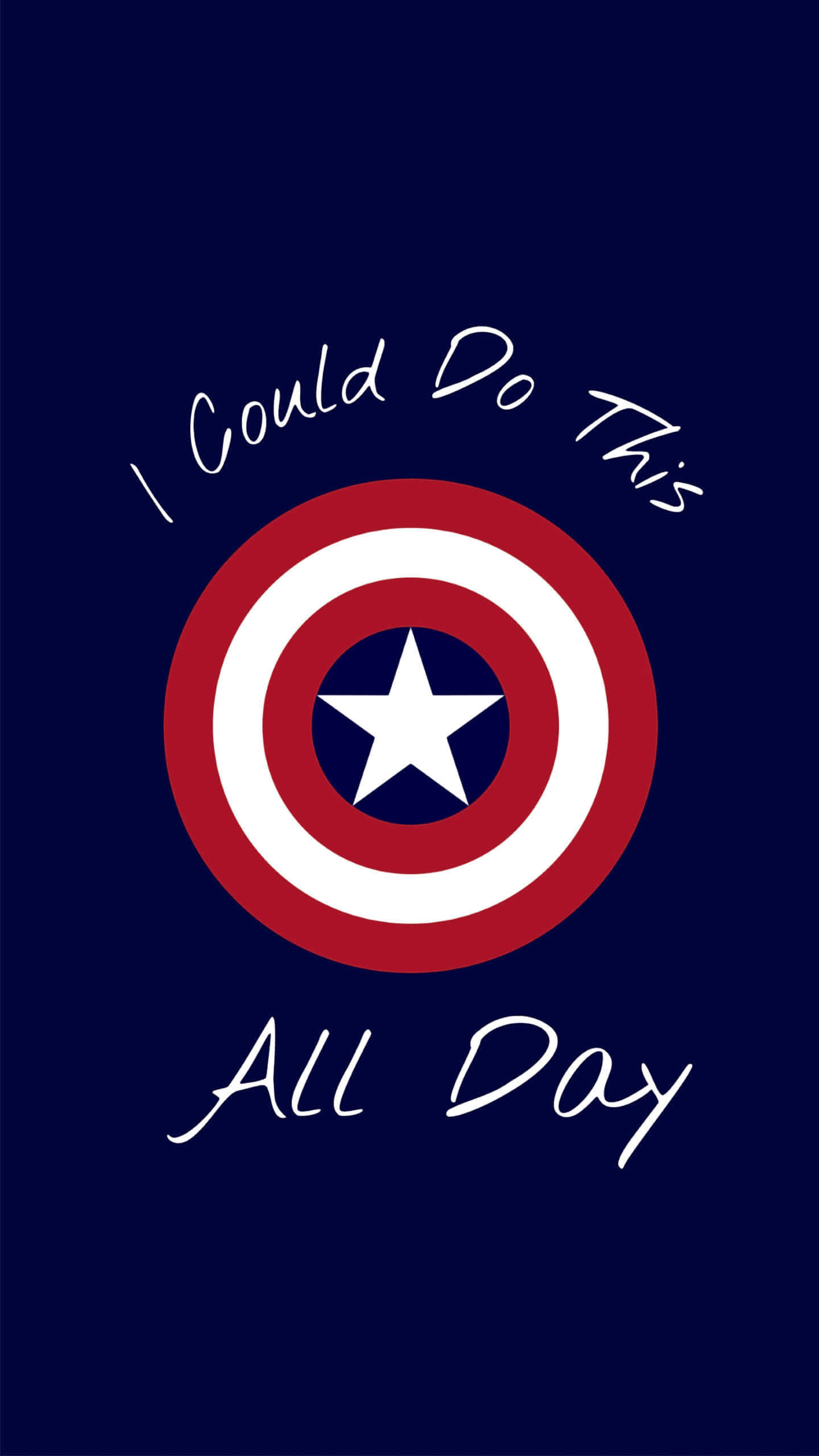 Captain America, shield, dark blue background, 2K Phone Wallpaper