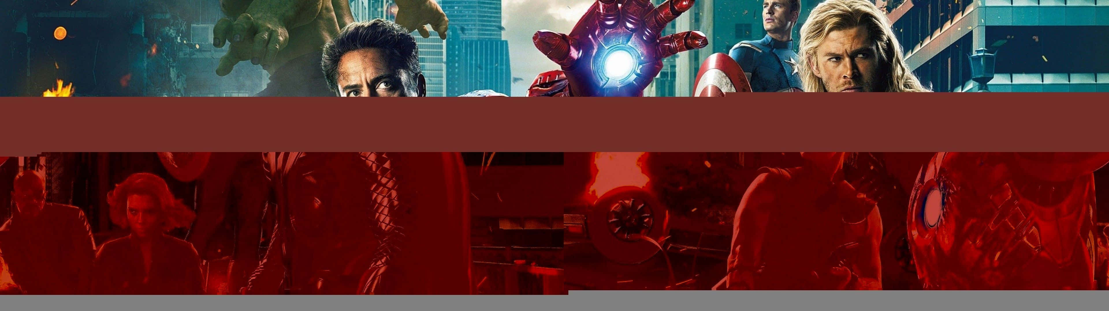Captain America, dual screen, glowing tech, 4K Desktop Wallpaper