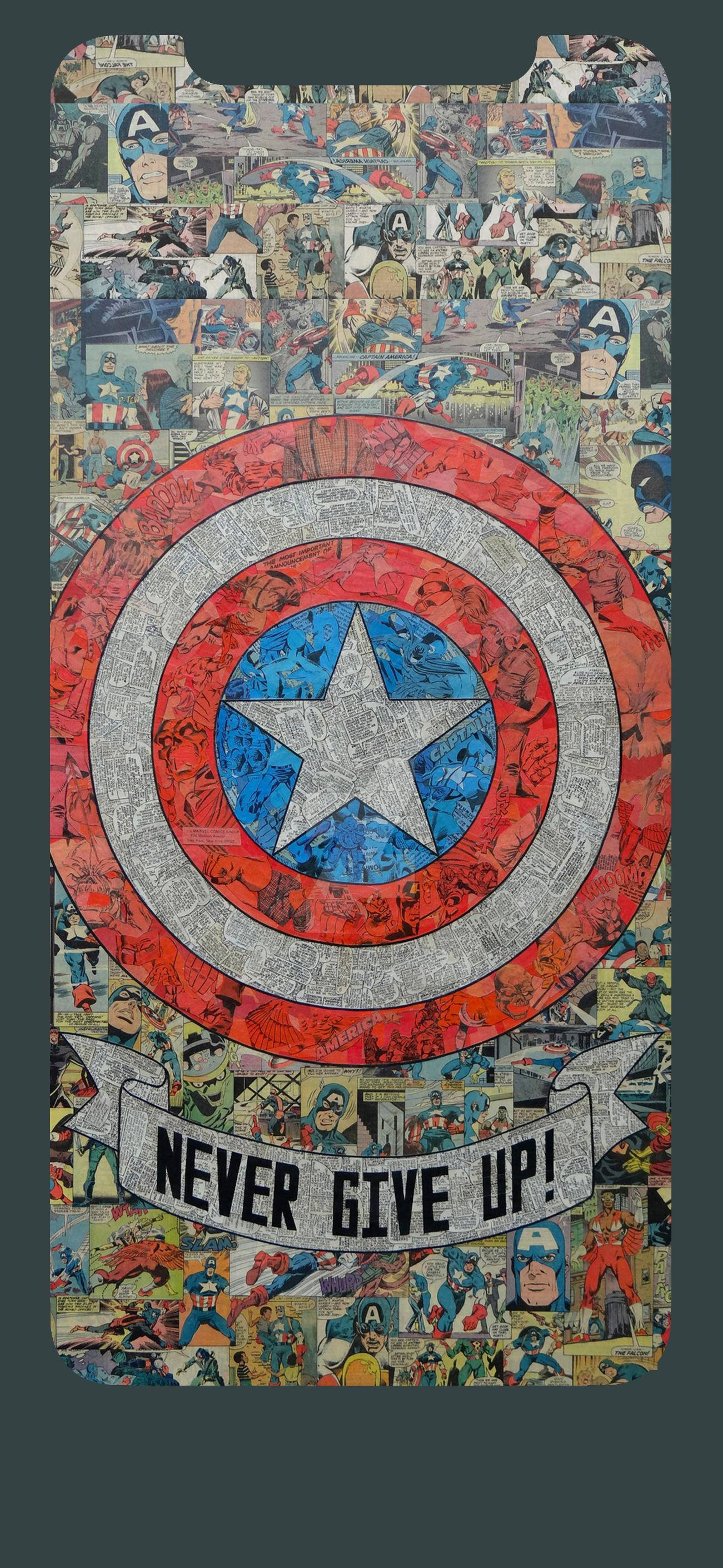 Captain America, iPhone, comics art, 2K Phone Wallpaper