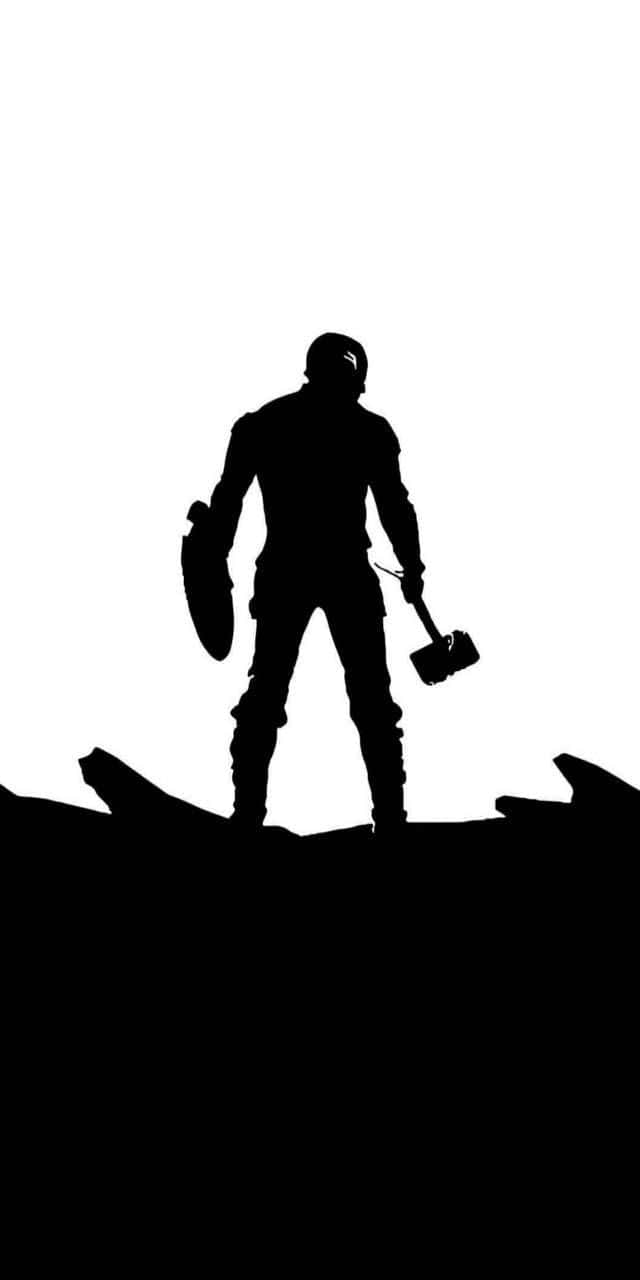 Captain America, hammer, shield, HD Phone Wallpaper