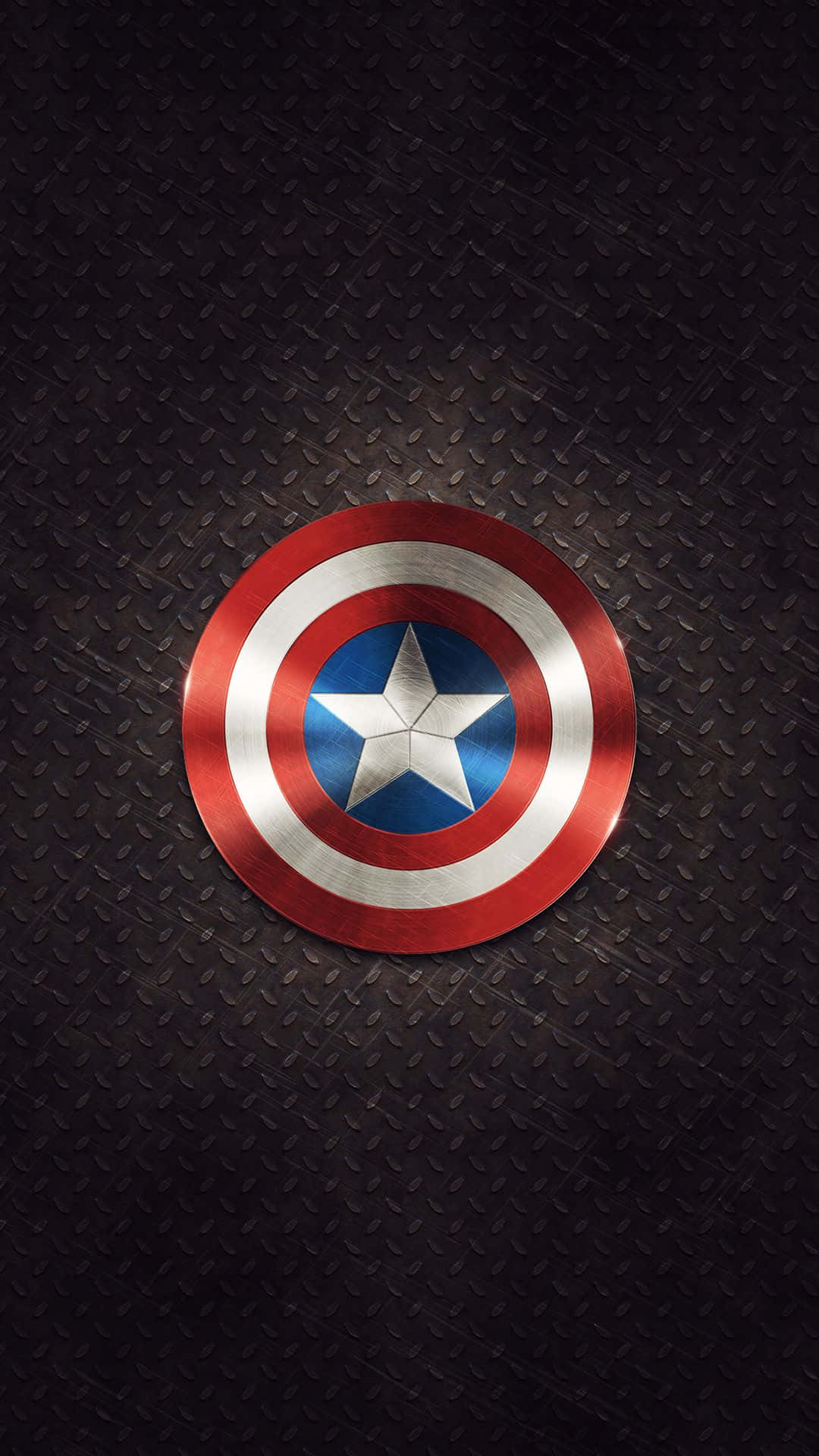 Captain America Logo, Captain America, shield, Full HD Phone Wallpaper