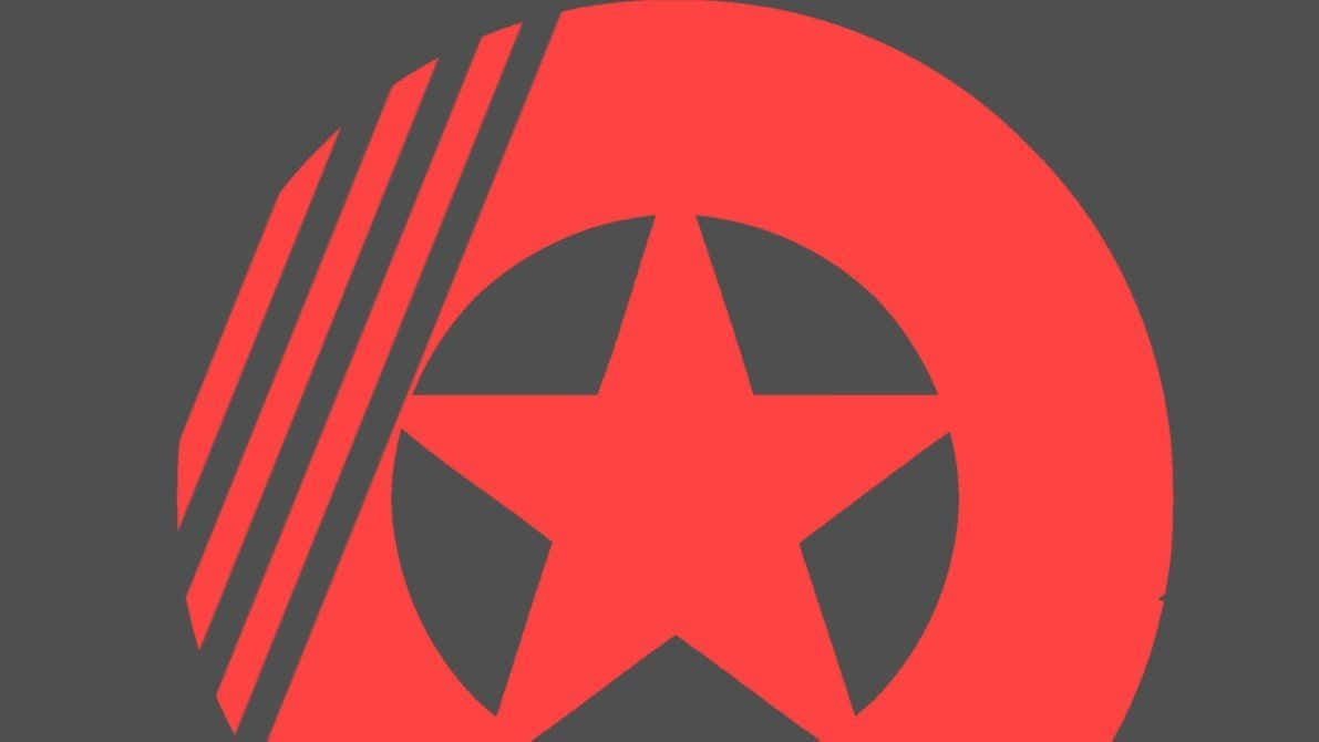 Captain America Logo, red star, circle, SD Desktop Wallpaper