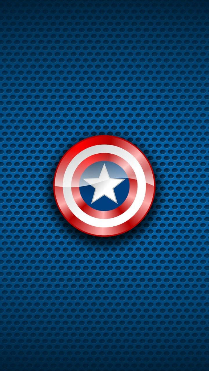 Captain America, shield, blue, HD Phone Wallpaper