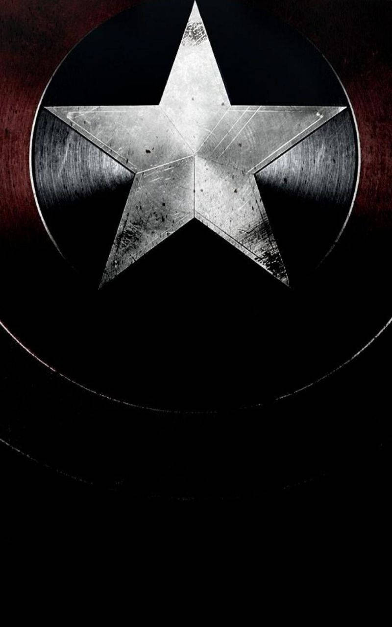 Captain America Mobile, rusty star, metallic star emblem, HD Phone Wallpaper