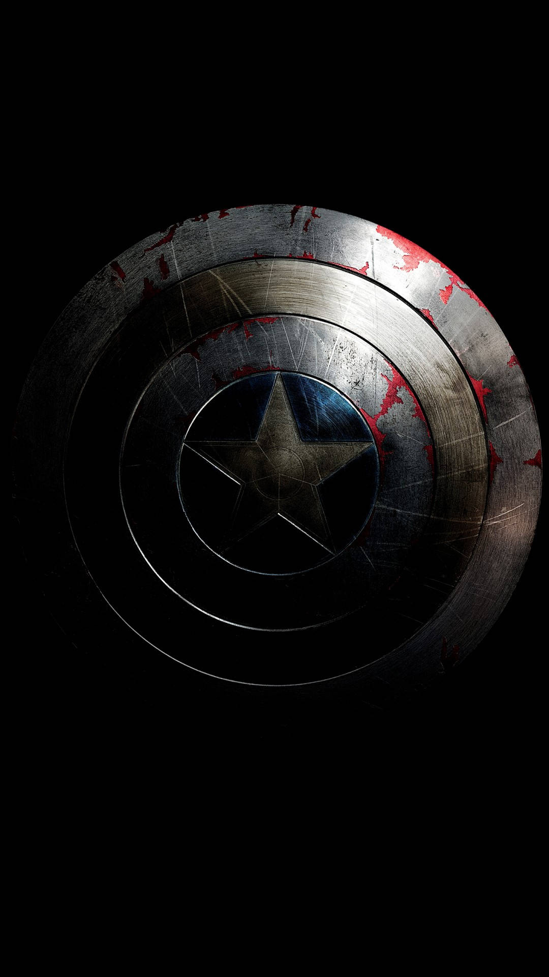 Captain America, mobile, rusty shield, Full HD Phone Wallpaper