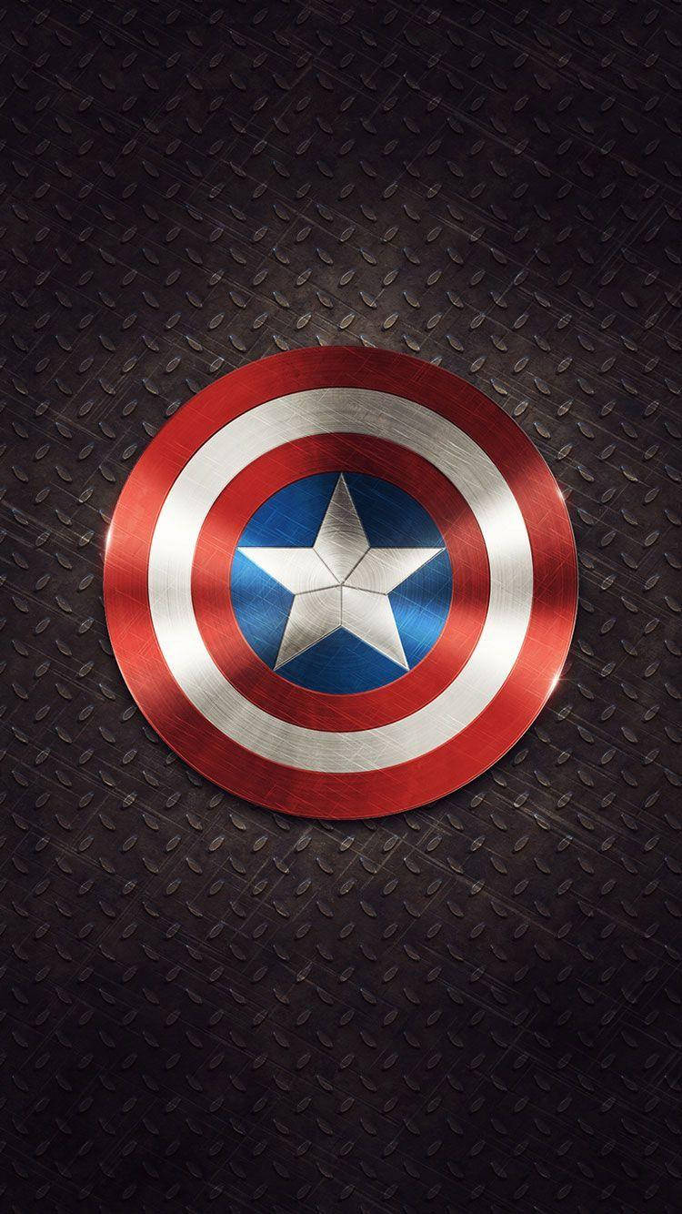 Captain America, shield, red white and blue concentric circles, HD Phone Wallpaper