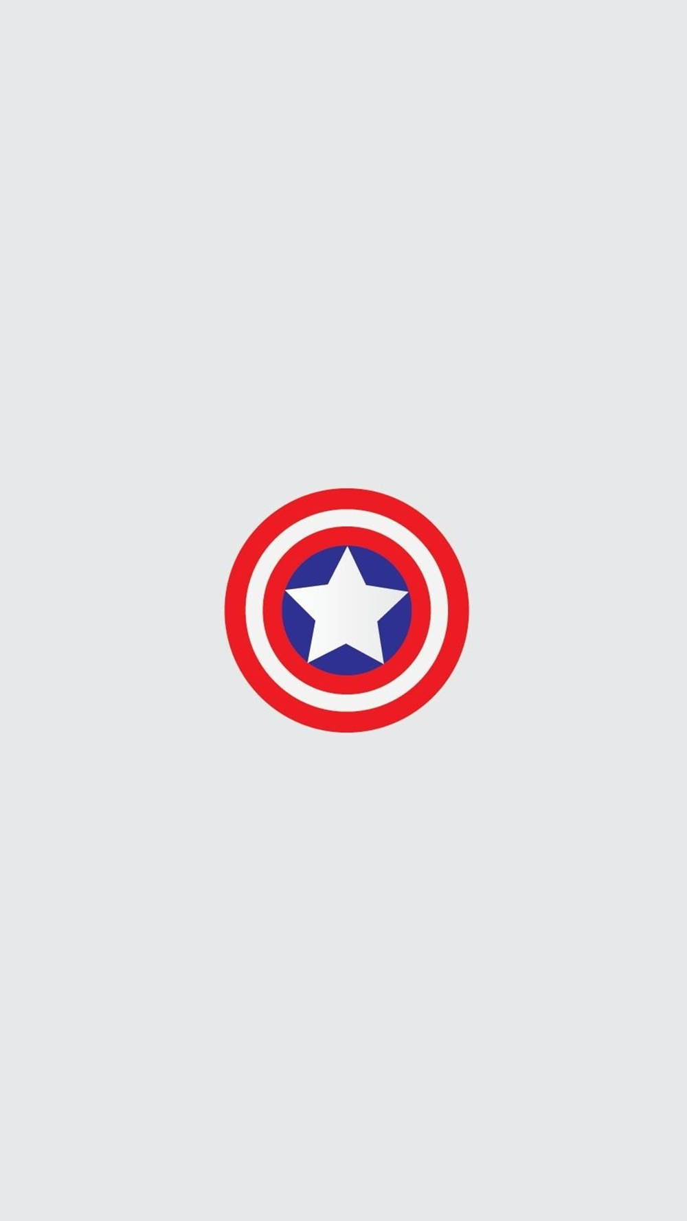 Captain America Shield, iPhone, minimalist, HD Phone Wallpaper