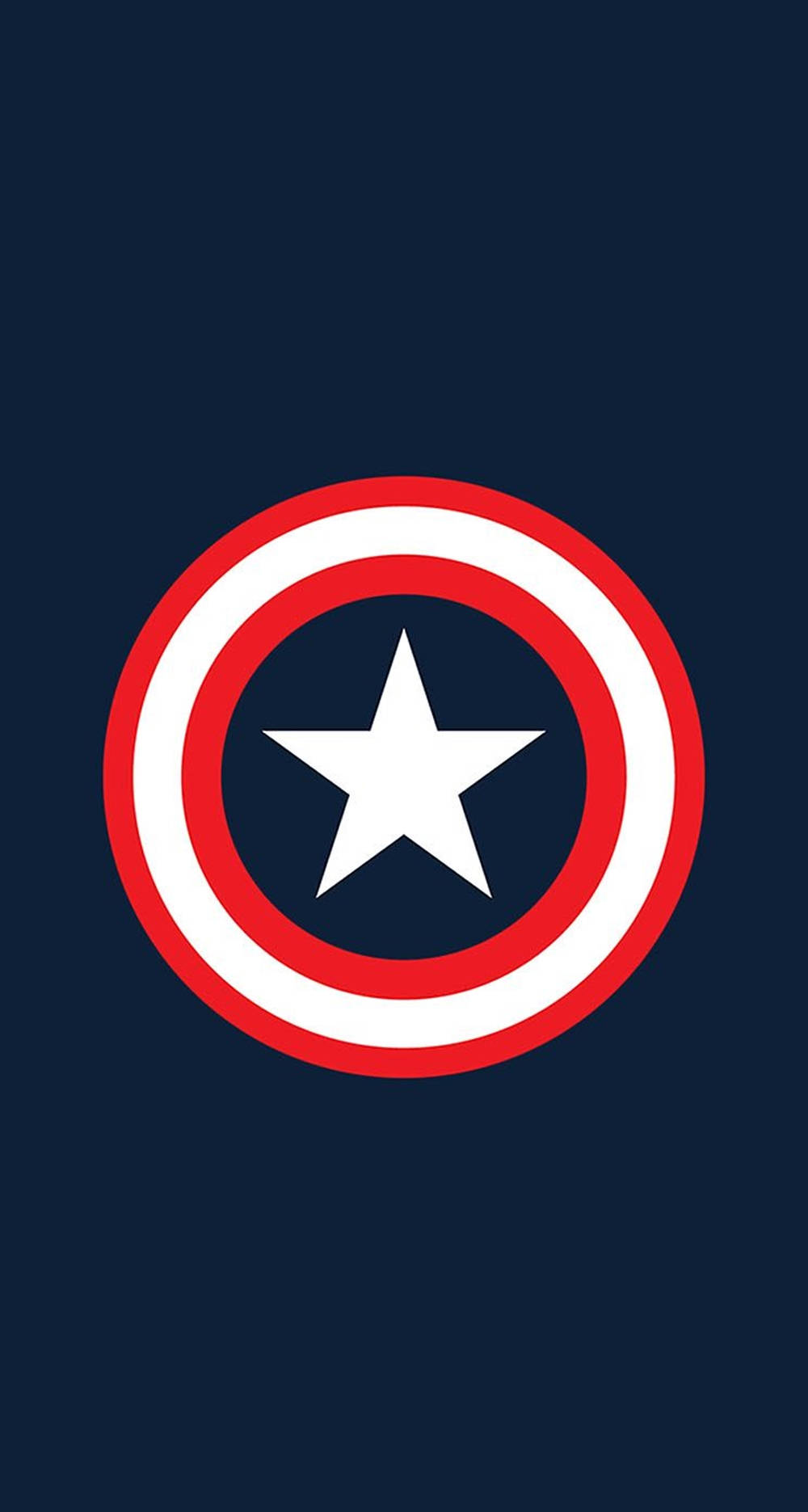 Captain America Shield, iPhone, dark navy, HD Phone Wallpaper
