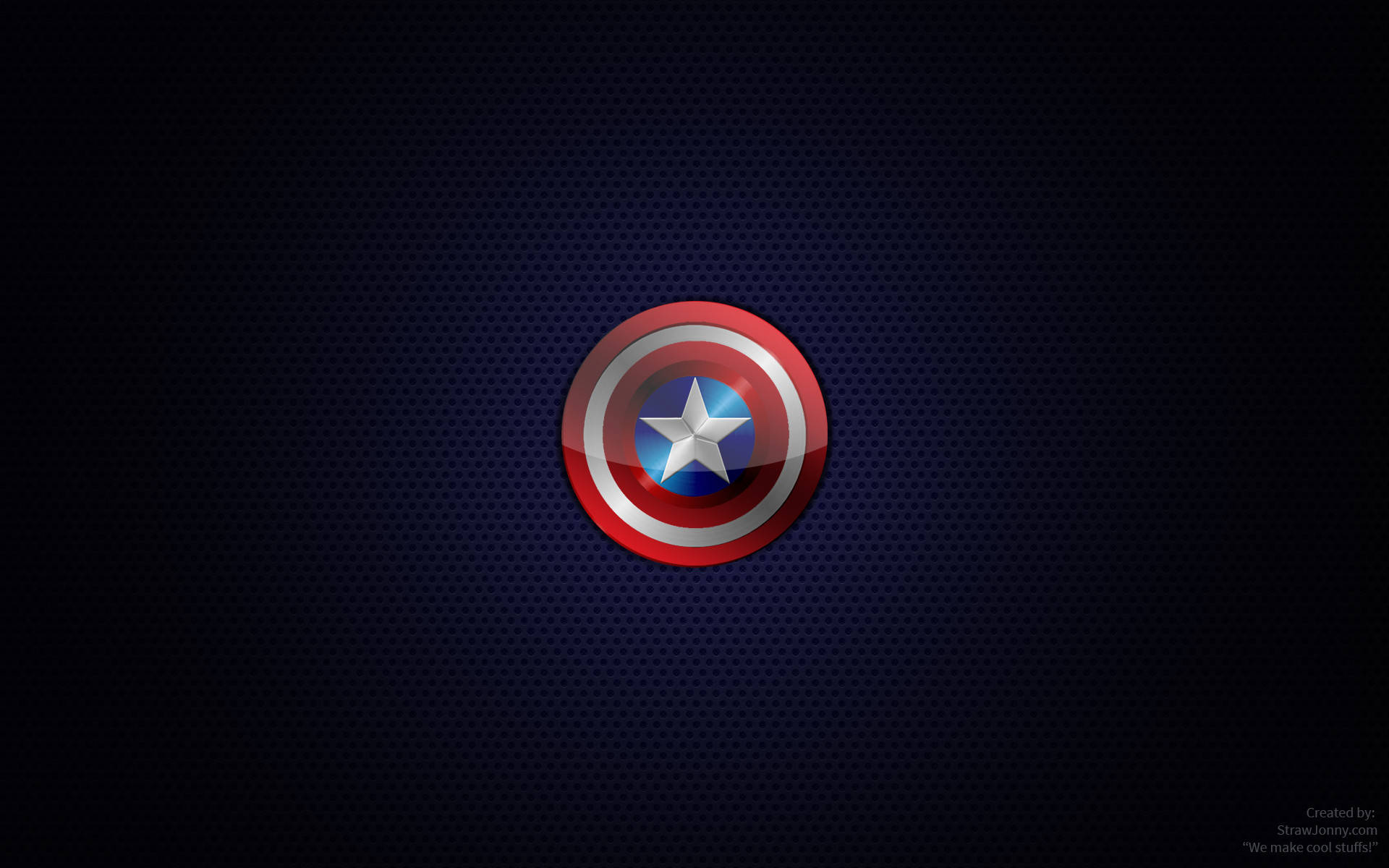 Captain America, vibrant shield, glossy, Full HD Desktop Wallpaper