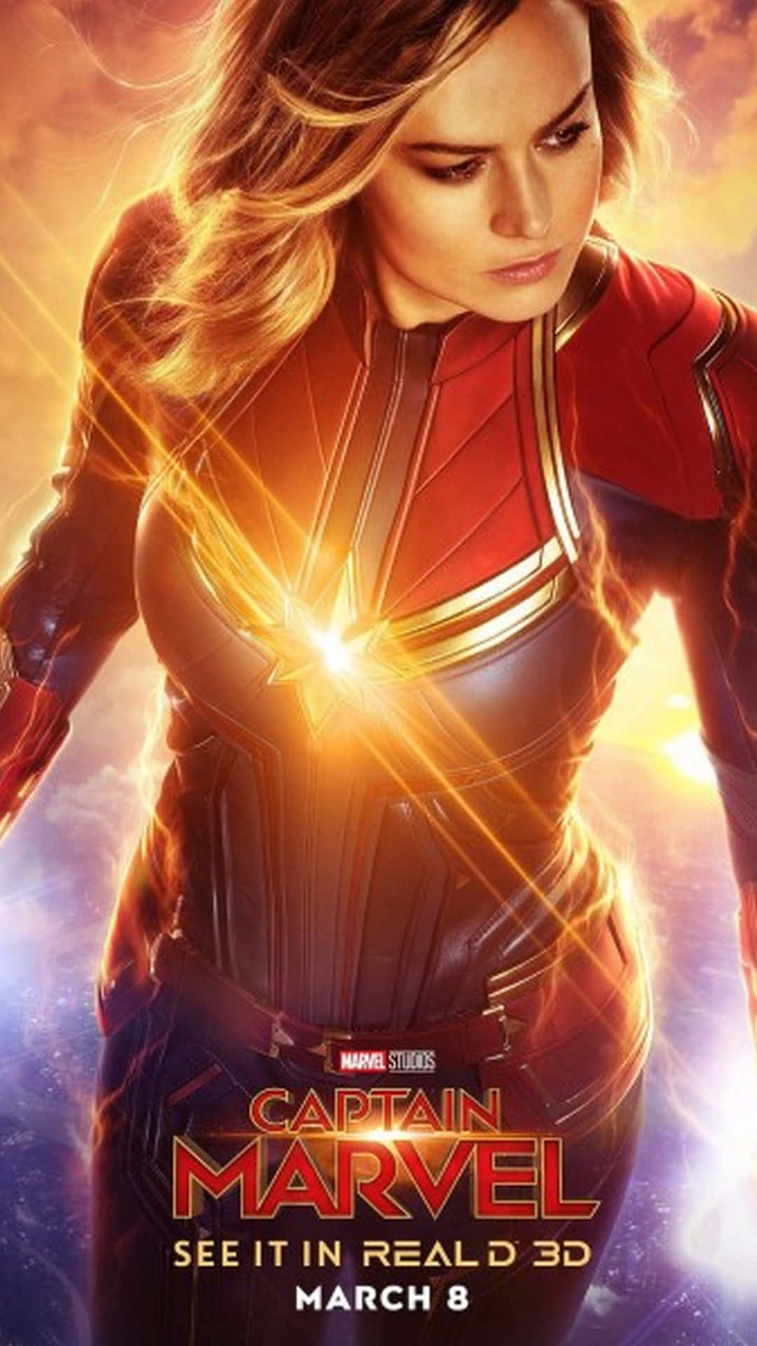 Captain Marvel 2, Captain Marvel, red and blue suit, Full HD Phone Wallpaper
