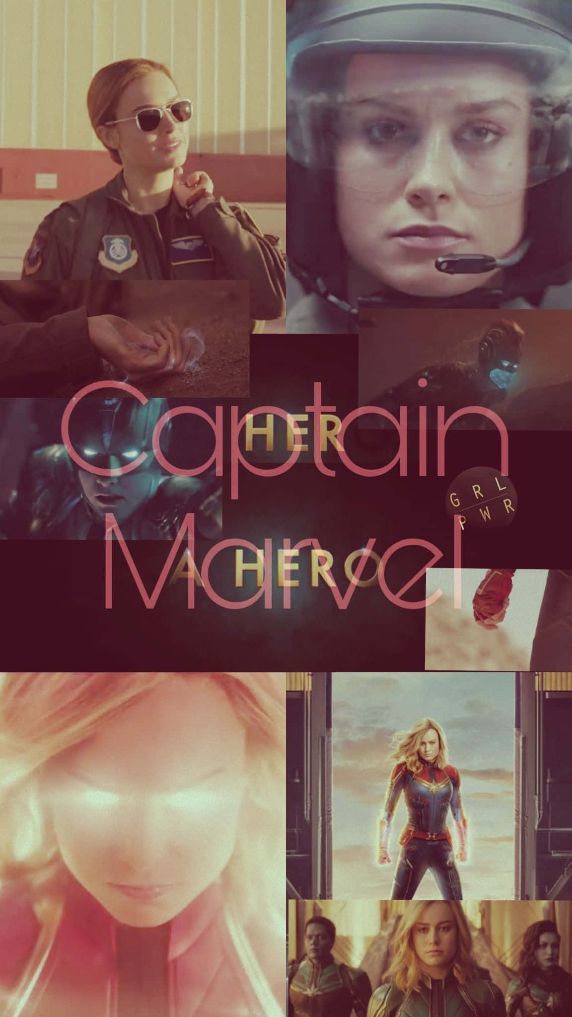 Captain Marvel, Carol Danvers, uniform helmet, Full HD Phone Wallpaper