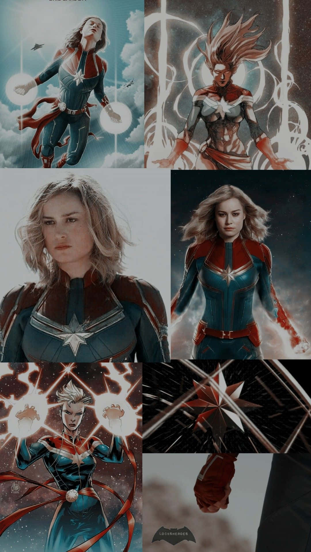 Captain Marvel, Carol Danvers, cosmic energy, HD Phone Wallpaper