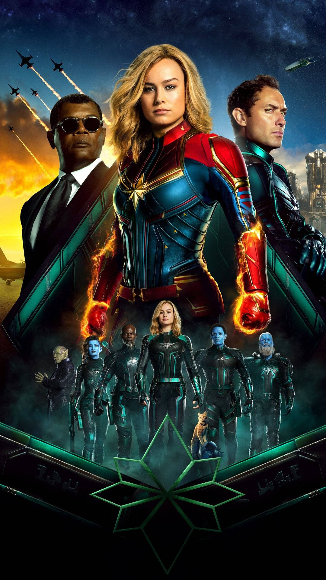 Captain Marvel, 2019, iPhone Poster, Full HD Phone Wallpaper