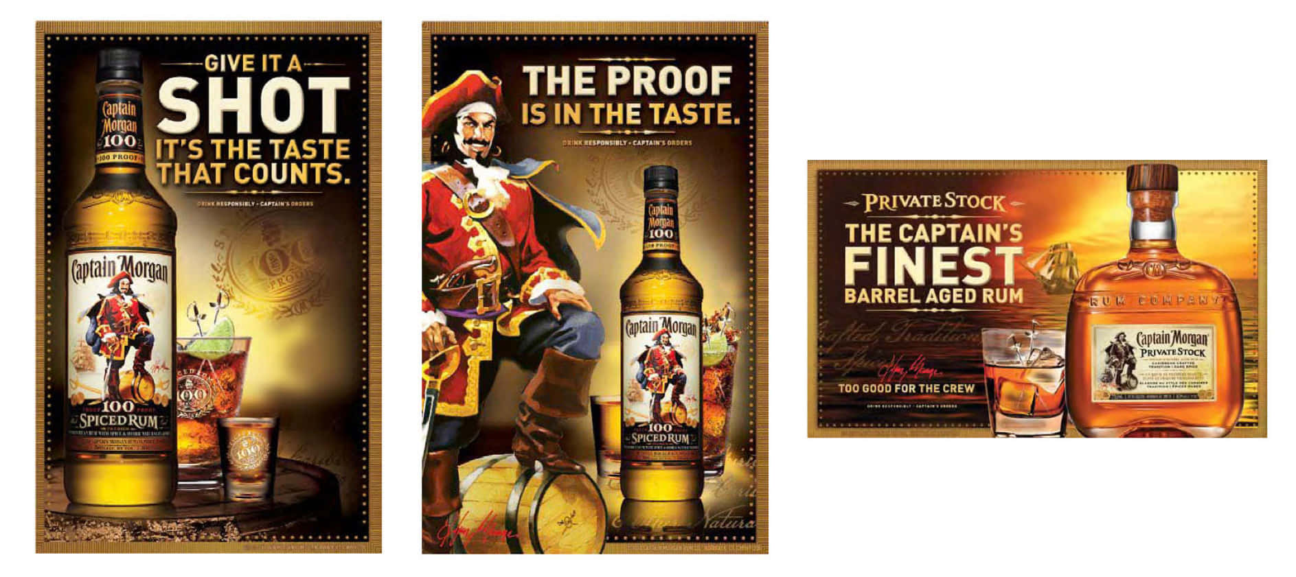 Captain Morgan, rum, pirate imagery, HD Desktop Wallpaper