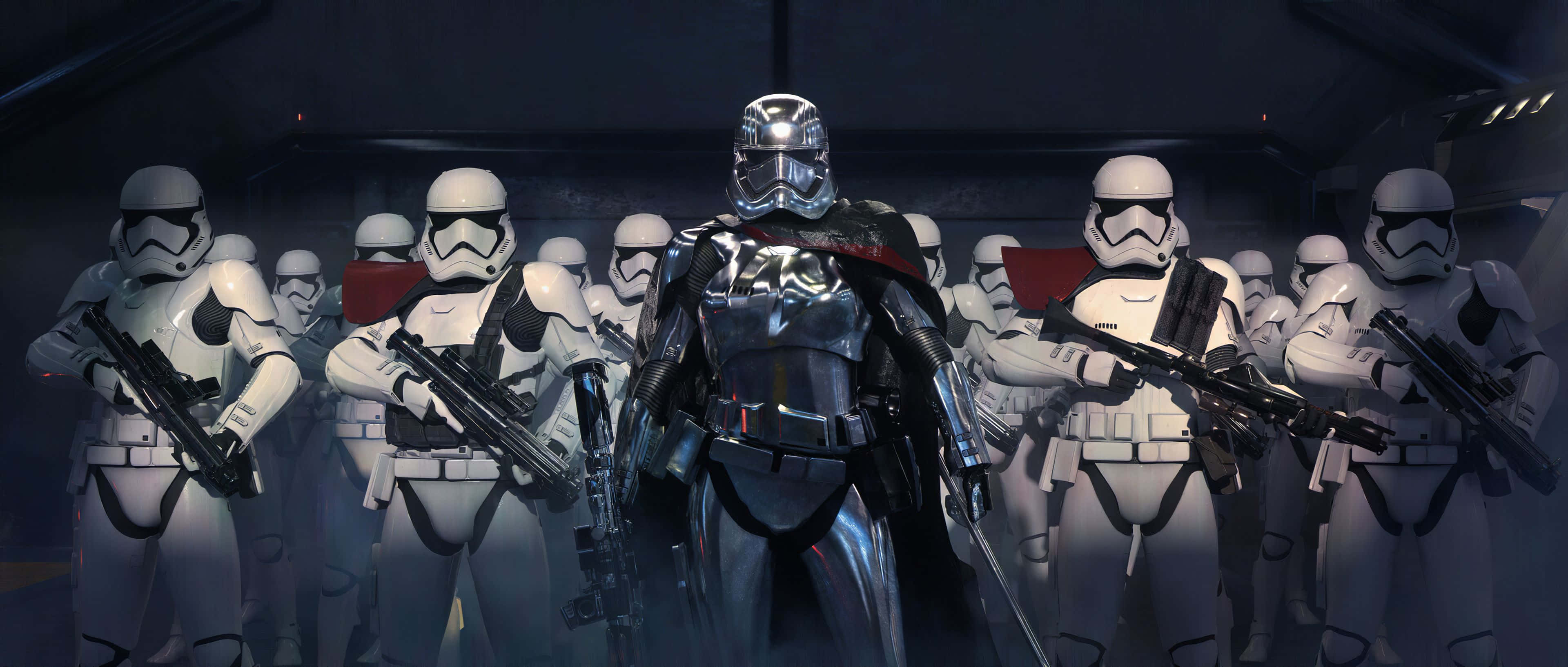 Captain Phasma, stormtroopers, armored figure, 4K Desktop Wallpaper
