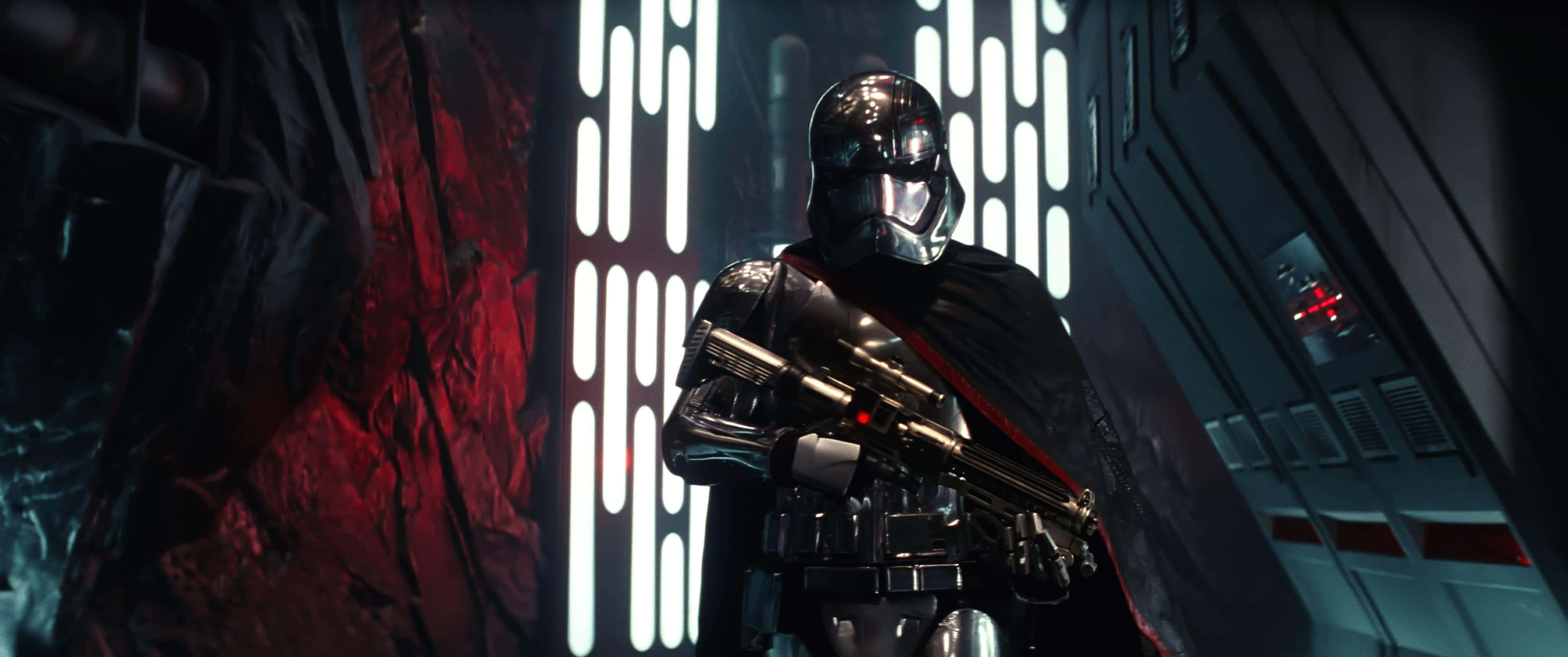 Captain Phasma, stormtrooper, futuristic corridor, 4K Desktop Wallpaper