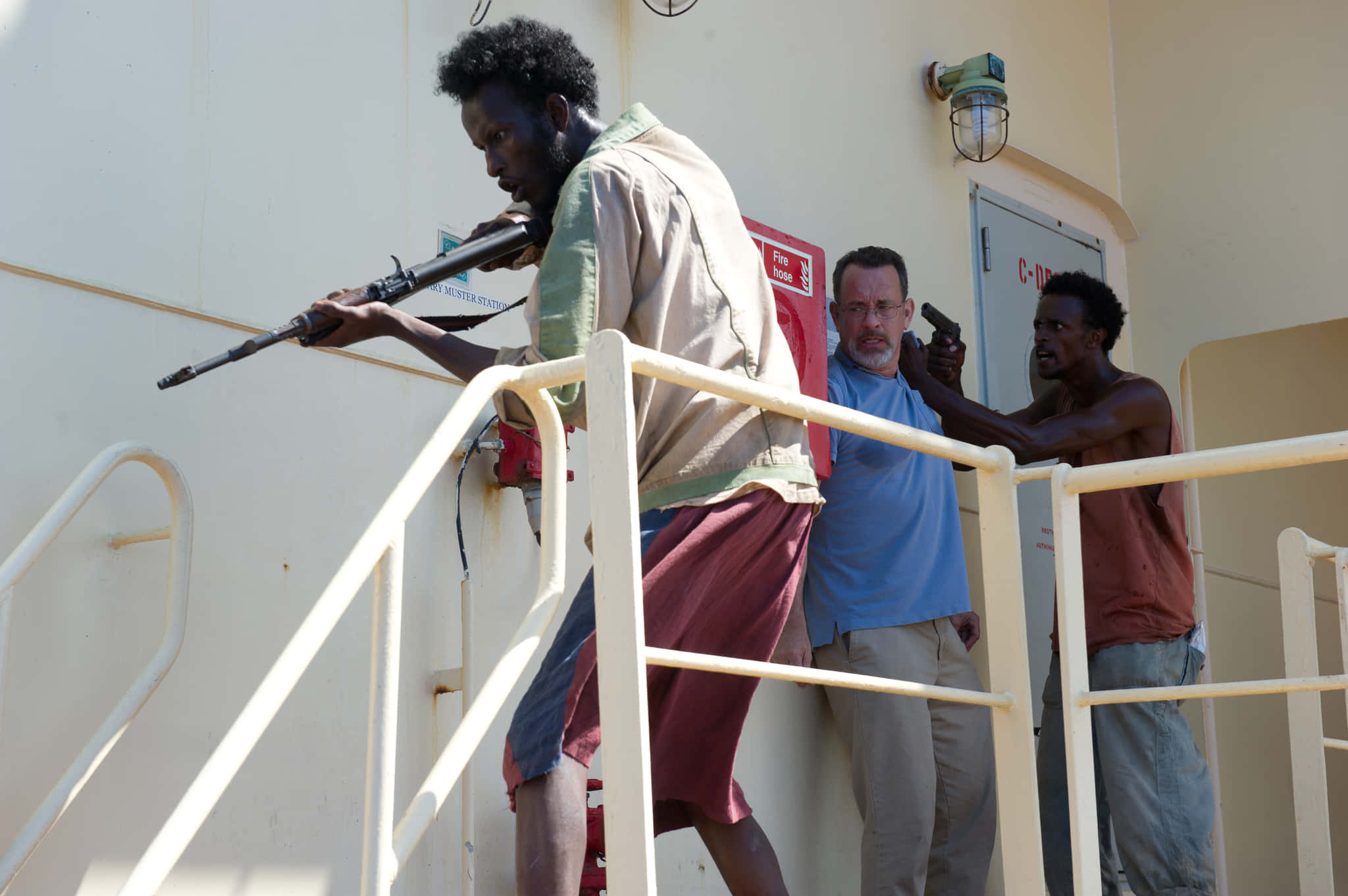 Captain Phillips, steering, rough seas, Full HD Desktop Wallpaper