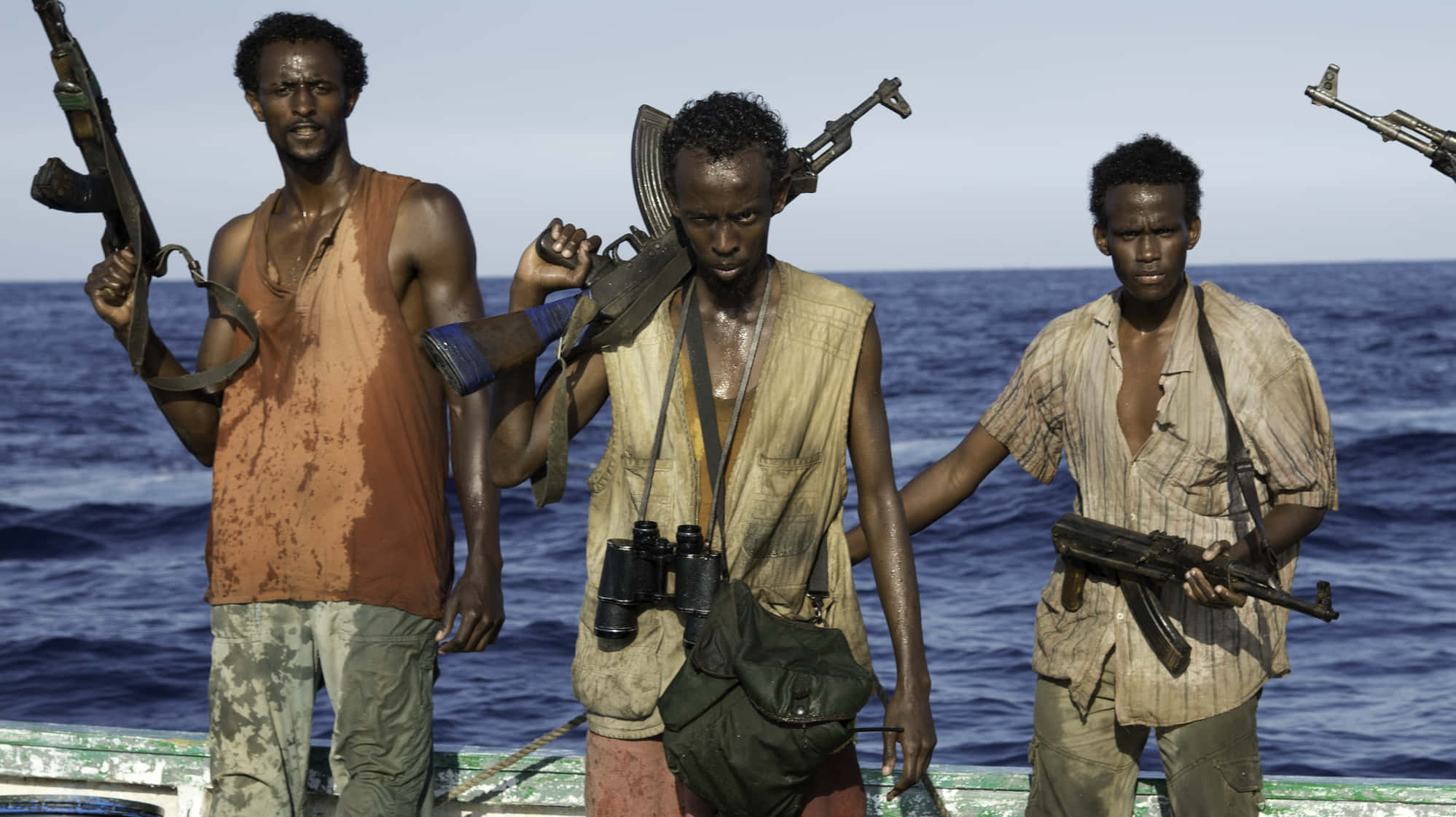 Captain Phillips, boat, vast blue ocean, Full HD Desktop Wallpaper