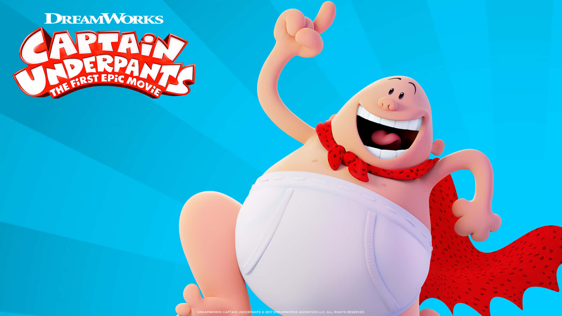 Captain Underpants, The First Epic Movie, white underpants, Full HD Desktop Wallpaper