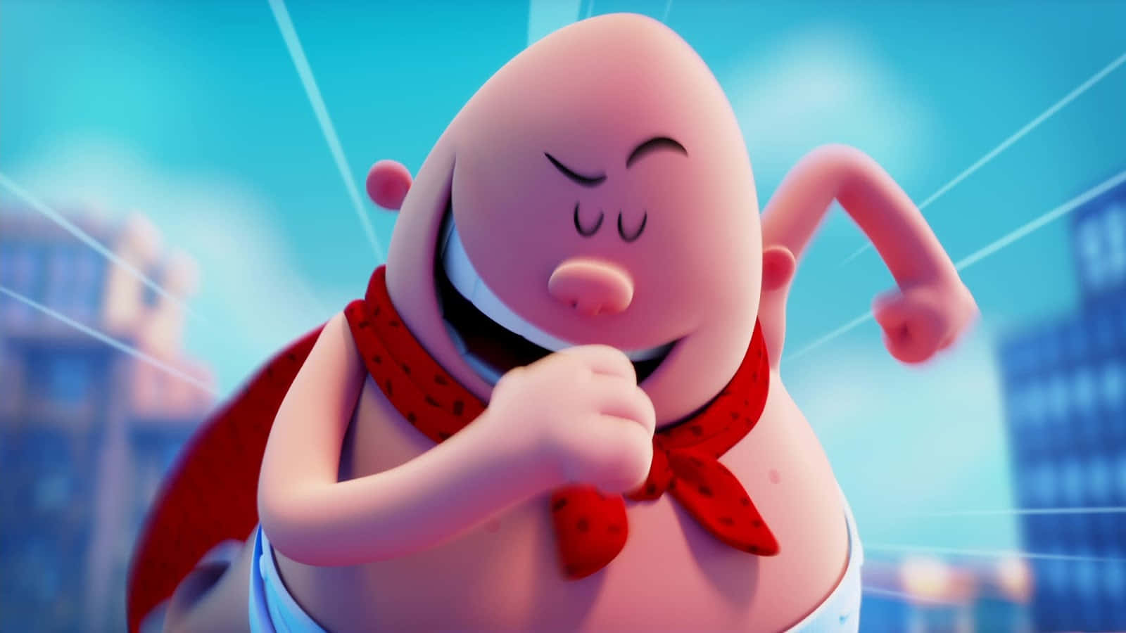 Captain Underpants, The First Epic Movie, red scarf, HD Desktop Wallpaper