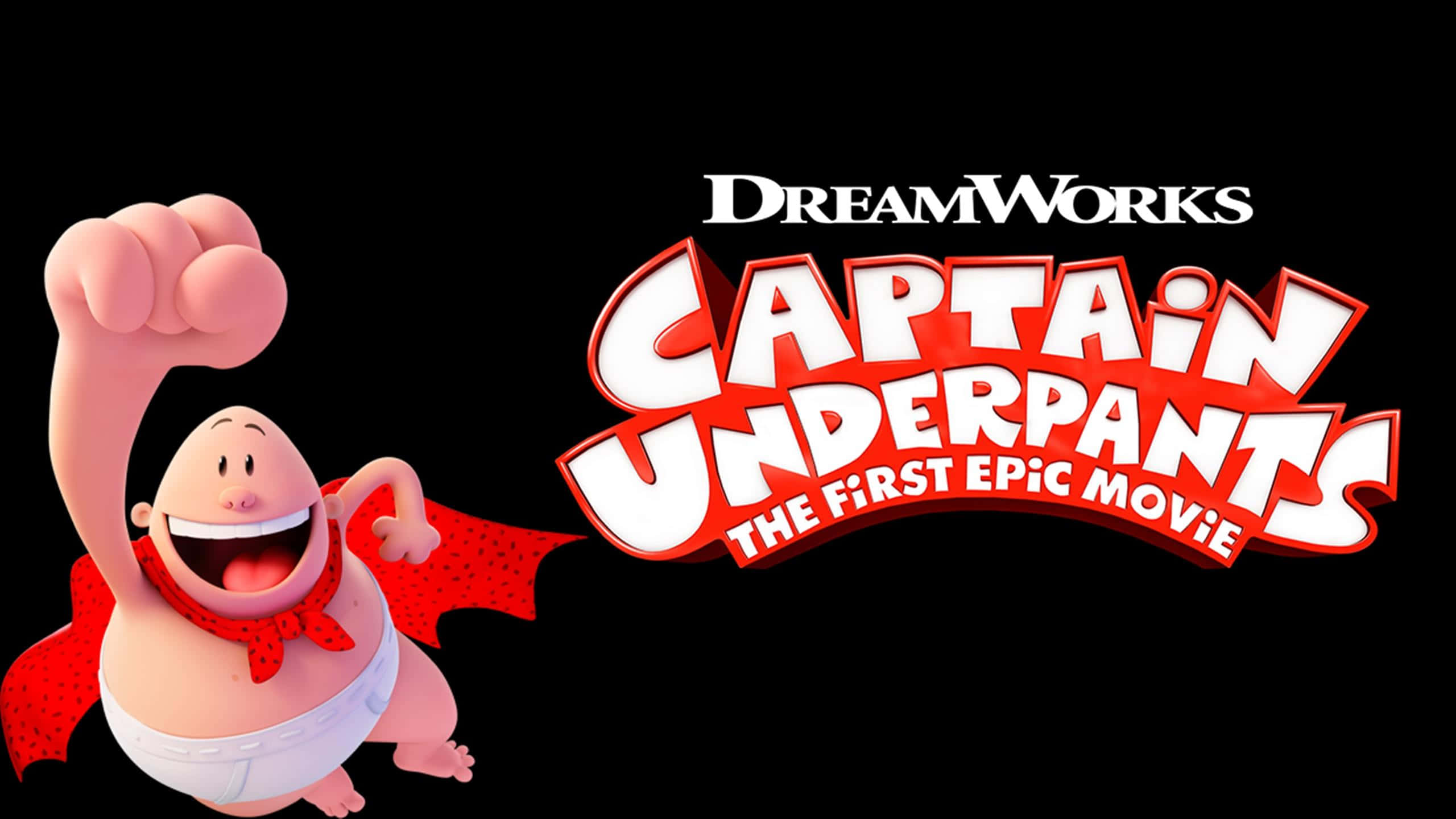Captain Underpants: The First Epic Movie, diaper, red cape, 2K Desktop Wallpaper