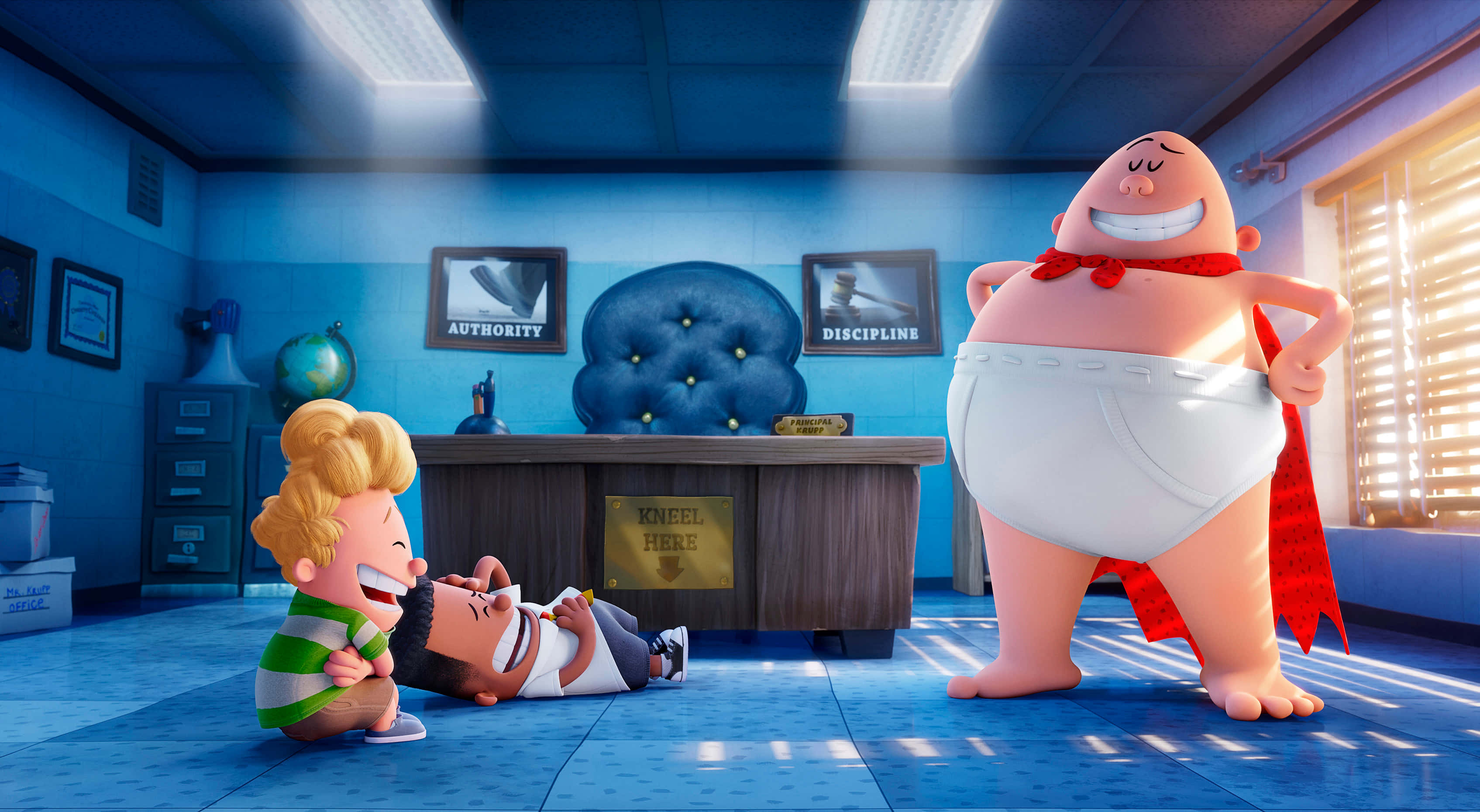 Captain Underpants, The First Epic Movie, diaper, 2K Desktop Wallpaper