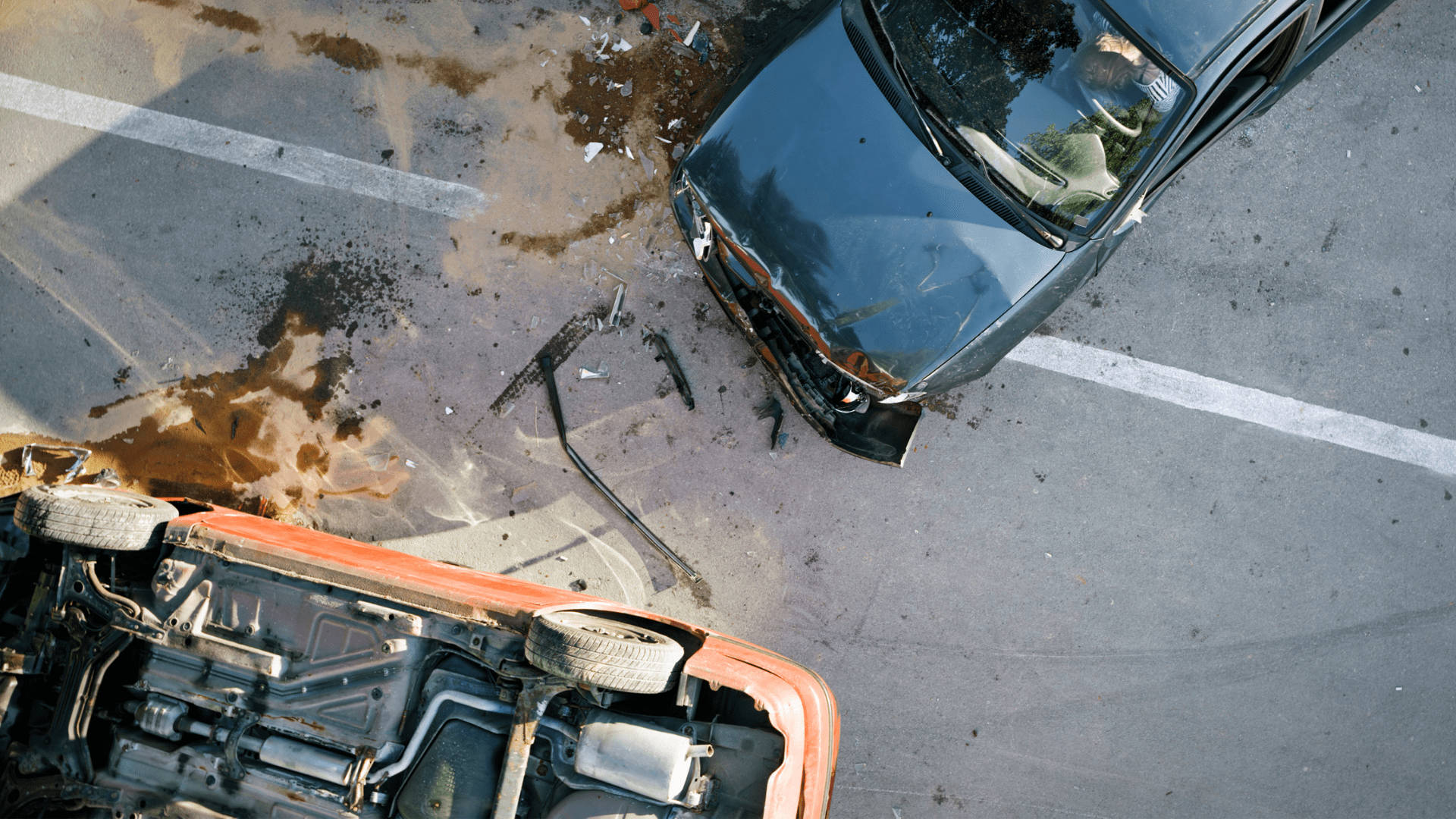 car accident, wrecked cars, collision, Full HD Desktop Wallpaper