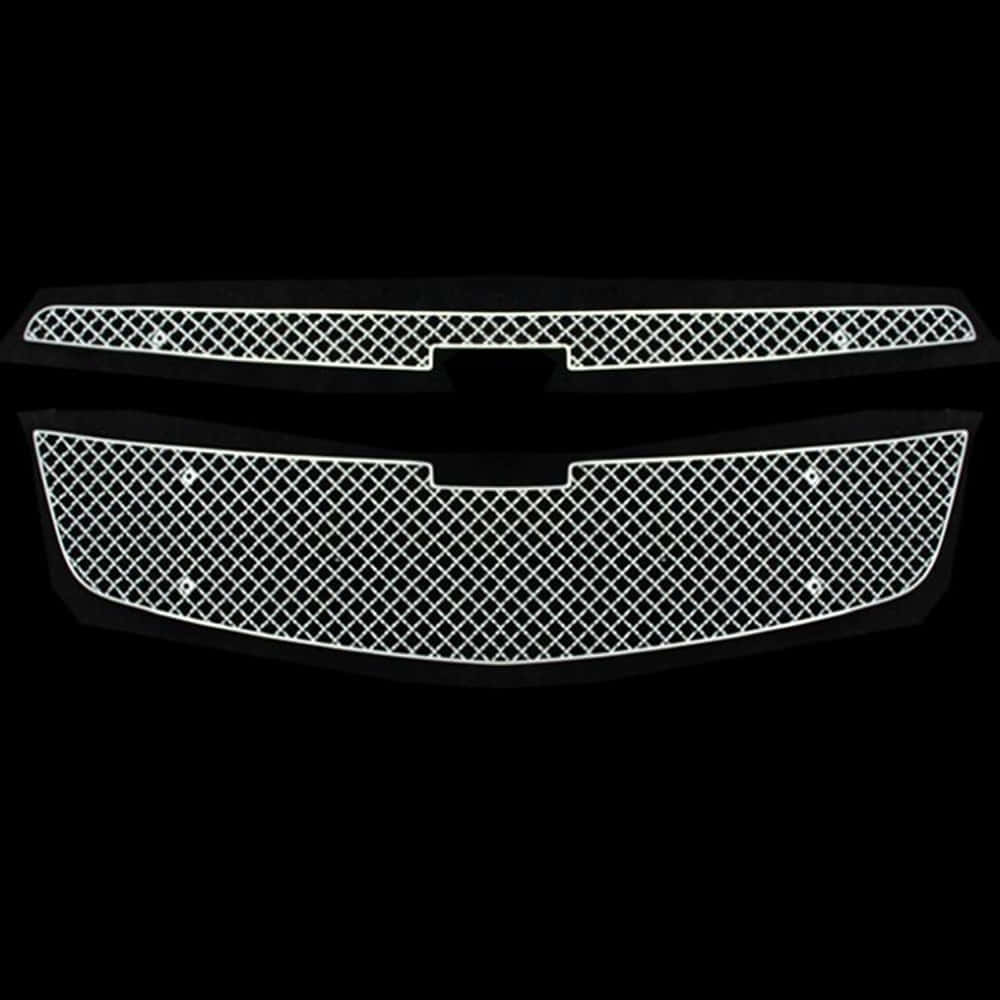 Car Grill, diamond-patterned, glowing white, SD Desktop Wallpaper
