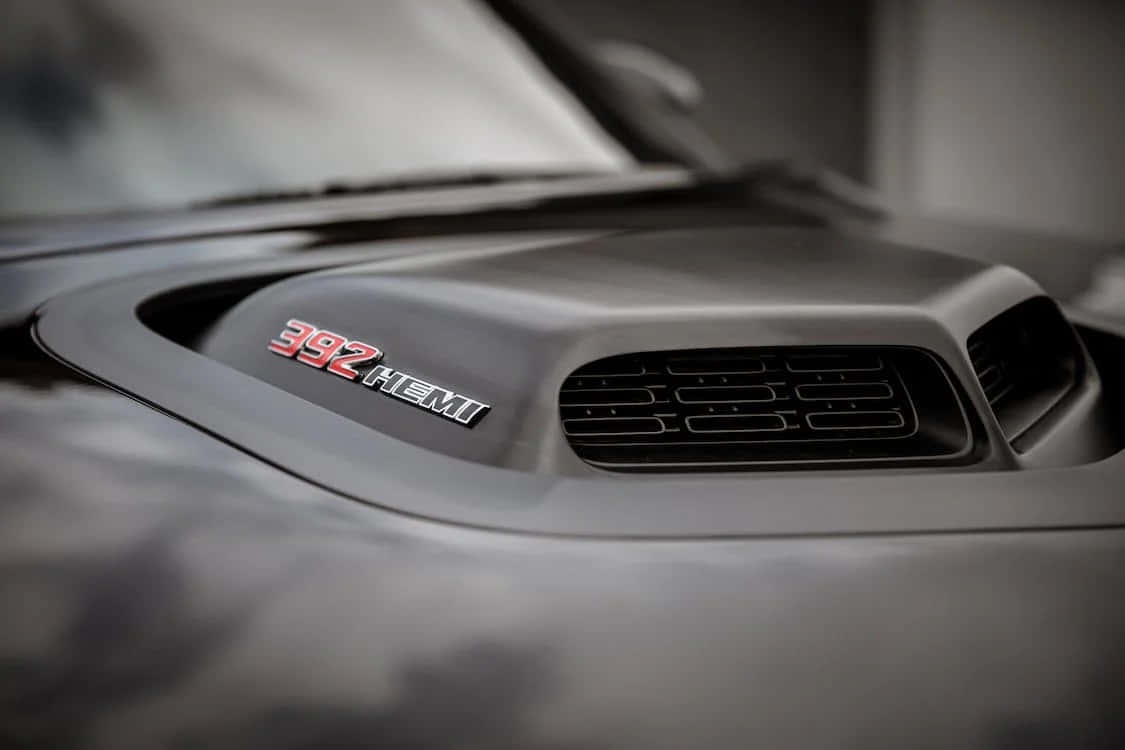 392 HEMI, matte gray, vent grille, SD Desktop Wallpaper