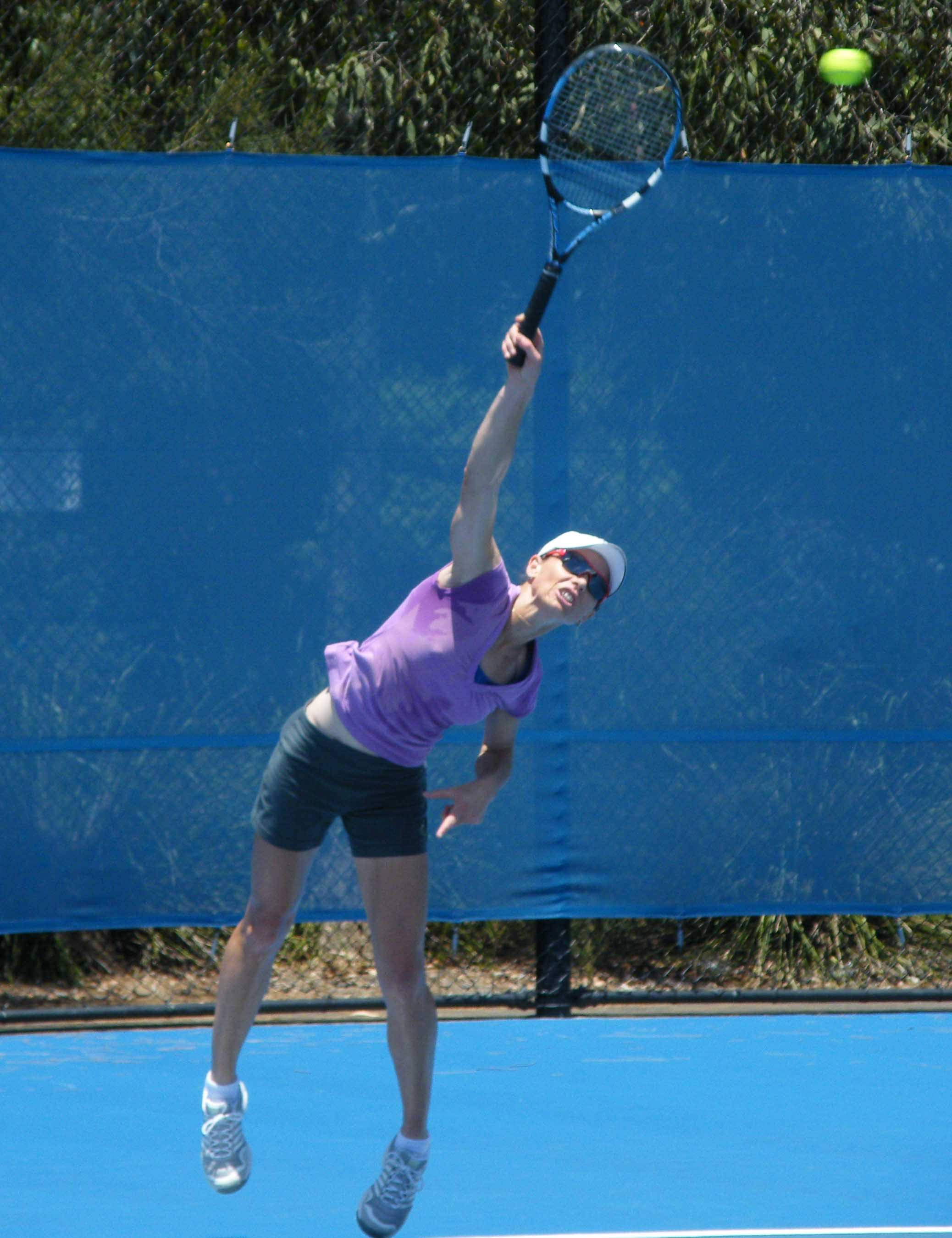 Cara Black, jump hitting, bright yellow tennis ball, 2K Phone Wallpaper