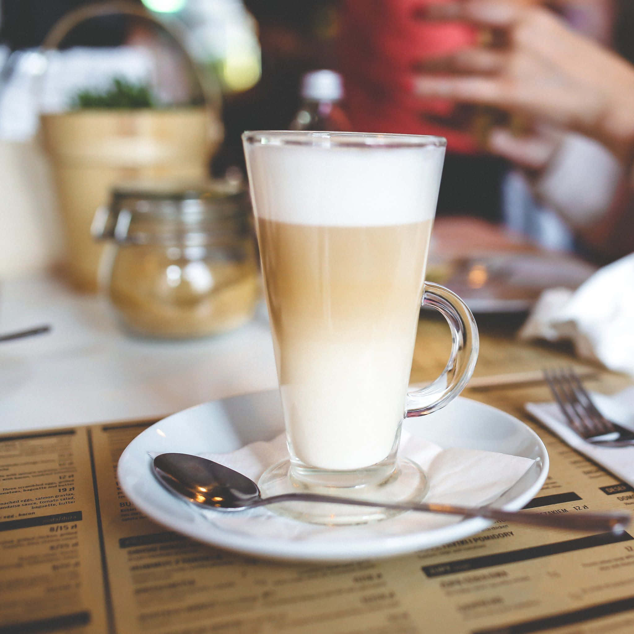 brown caramel, 2048 x 2048 wallpaper, creamy latte, Full HD Desktop Wallpaper