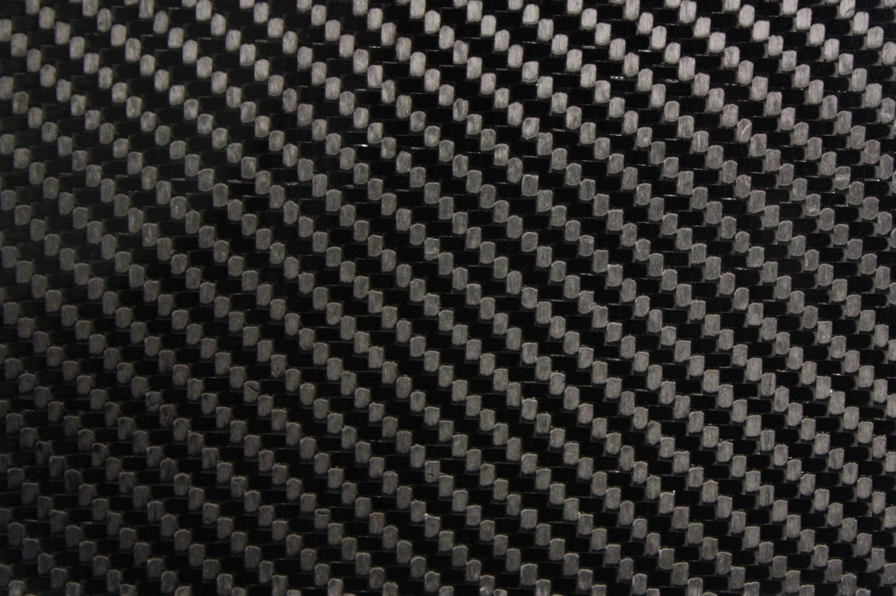 black carbon fiber weave, diagonal gray threads, high-tech textured pattern, 2K Desktop Wallpaper