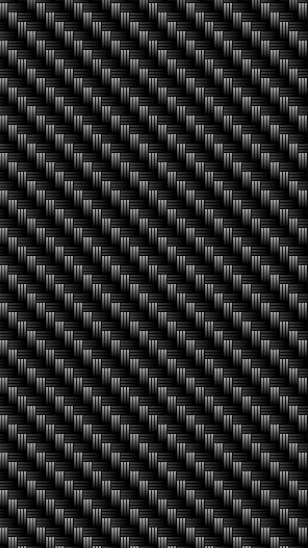 carbon fiber fabric, glossy black, gray highlights, Full HD Phone Wallpaper