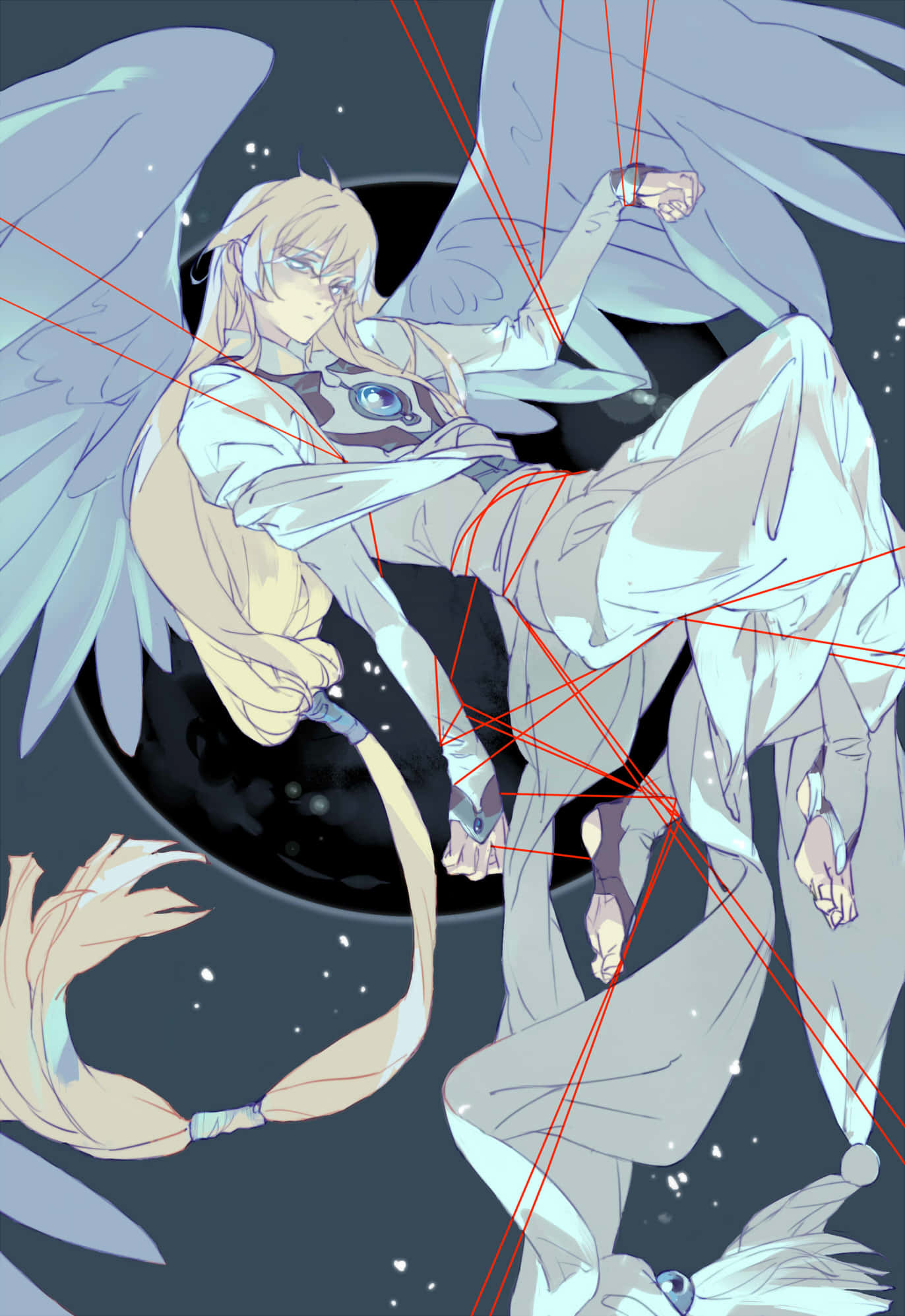 Yue, Cardcaptor Sakura, pale wings, Full HD Phone Wallpaper