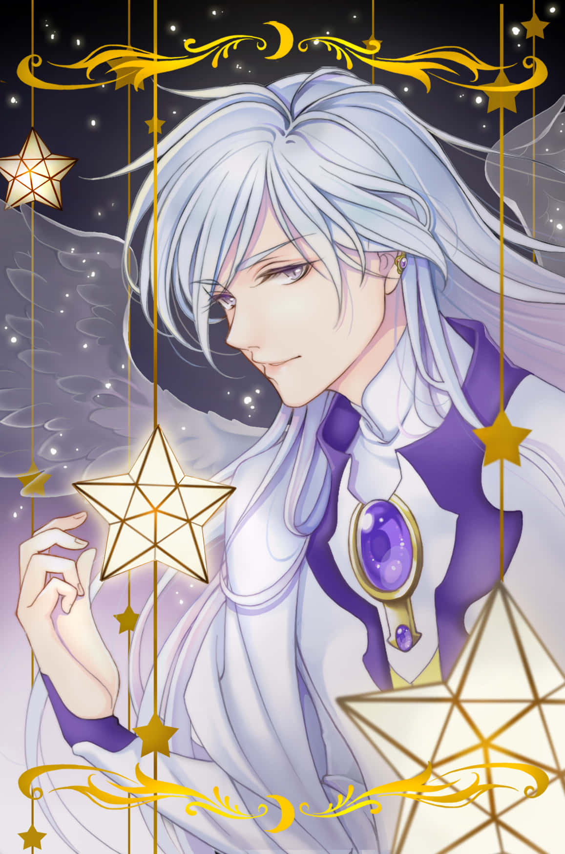Yue, Cardcaptor Sakura, silver hair, HD Phone Wallpaper