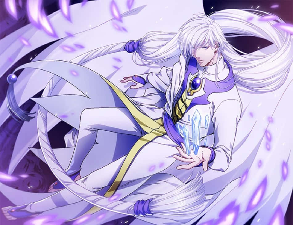 Yue, Cardcaptor Sakura, silver-haired, SD Desktop Wallpaper