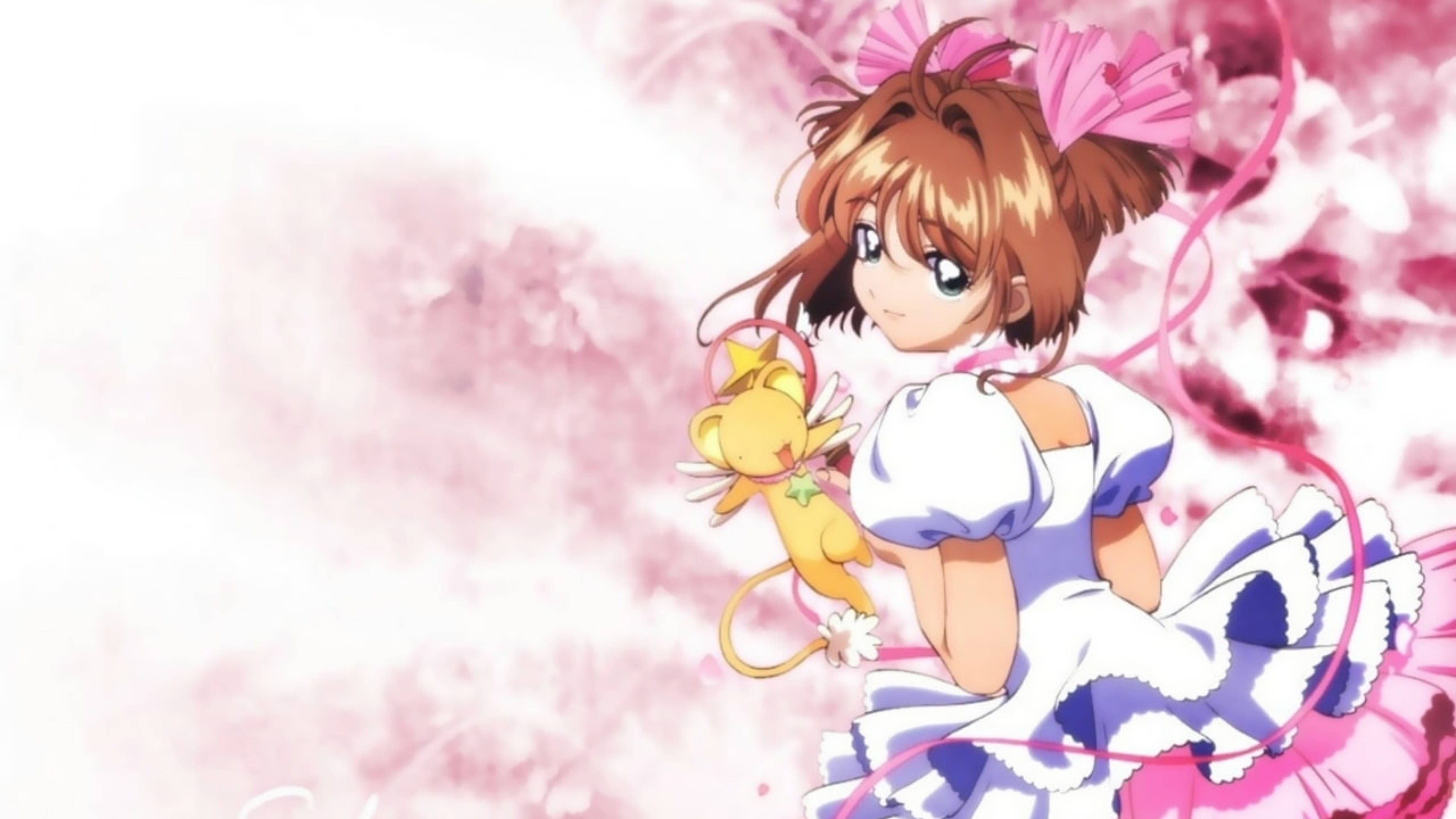 Cardcaptor Sakura, platinum costume, brown hair, 4K Desktop Wallpaper