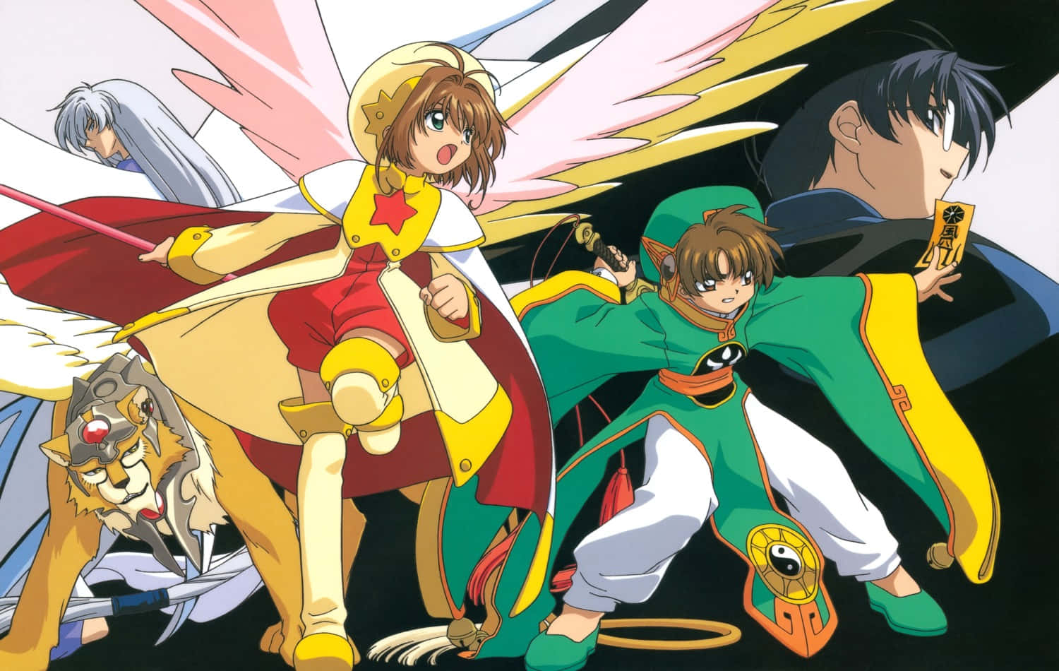 Cardcaptor Sakura, characters, wings, HD Desktop Wallpaper