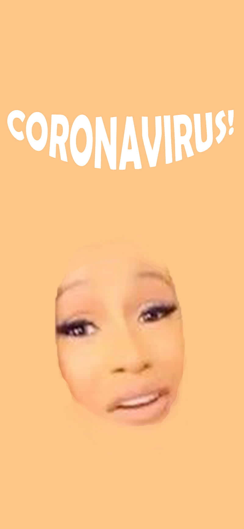 Cardi B, CORONAVIRUS!, bold eyeliner, HD Phone Wallpaper