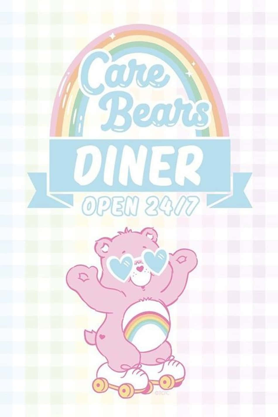 Care Bears, Aesthetic Care Bear, rainbow belly, HD Phone Wallpaper