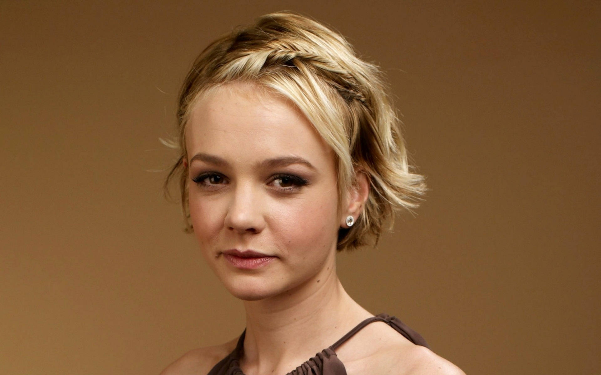 Carey Mulligan, pixie cut, blonde hair, Full HD Desktop Wallpaper